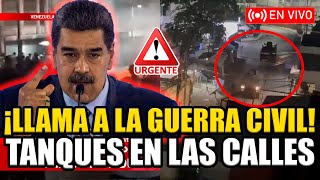 🔴MADURO LLAMÓ A LA GUERRA CIVIL MANDÓ TANQUES A LAS CALLES Y RODEO EMBAJADA ARGENTINA  BREAK POINT [upl. by Annoyi810]