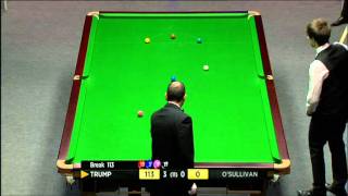 BBC 2 Snooker Judd Trump beats the Rocket Ronnie O Sullivan [upl. by Oivlis275]