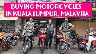 Buying Motorcycles in Kuala Lumpur Malaysia [upl. by Ahcmis675]