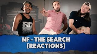 NF  The Search Official Music Video Reactions [upl. by Nnyled]