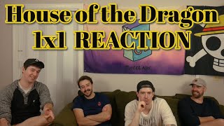 House of the Dragon 1x1 REACTION [upl. by Anirdnaxela]