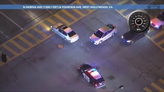 Stolen vehicle suspect leads officers on reckless pursuit through LA County [upl. by Irrok815]