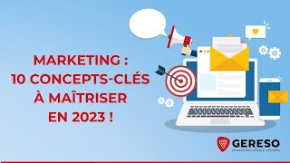 WEBINAIRE  Marketing  10 conceptsclés à maîtriser en 2023   Hervé Rioche [upl. by Ier151]