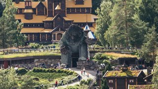 Hunderfossen HunderfossenEventyrpark amusementpark forkids athenatvnorway norway adventure [upl. by Ahsurej]