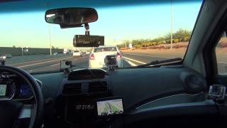 Loop 202 West to Highway 51 Northbound Phoenix Arizona 25 February 2015 00002 [upl. by Emelina]