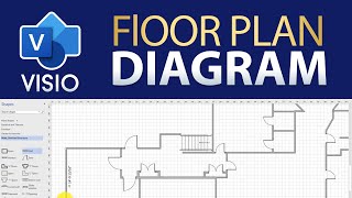 How To Draw a Simple Floor Plan in Visio [upl. by Bartolome]