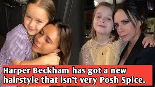 Harper Beckham has got a new hairstyle that isnt very Posh Spice [upl. by Bonny]