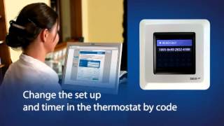 DEVIreg Touch Thermostat Simple Setup video [upl. by Taveda]