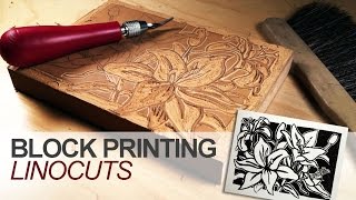 Block Printing  Linocuts [upl. by Brothers]