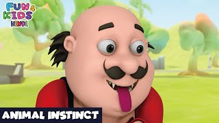 Animal Instinct  Motu Patlu  मोटू पतलू  Episode 9  Fun 4 Kids  Hindi  Super Comedy Fun [upl. by Leirza]