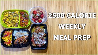 2500 Calorie Meal Plan [upl. by Atisor]