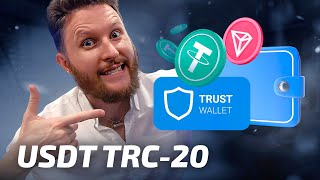 How to Create TRC20 account using Trust Wallet Send amp Receive USDT [upl. by Gary]