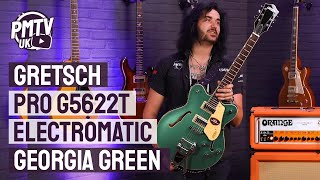 Gretsch Pro G5622T Electromatic Ctr Block in Georgia Green Bigsby Demo  Best Guitars Under £1000 [upl. by Allesig483]