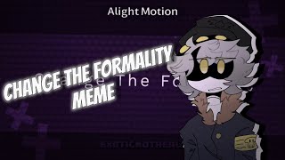 Change the formality Murder Drones Animation meme FLASH WARNING [upl. by Lzeil]