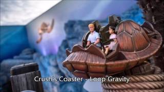 Crushs Coaster  Loop Gravity  Walt Disney Studios Park  Disneyland Paris [upl. by Gruver]