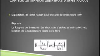 Capteur de fibre optique à effet Raman [upl. by Gavini]