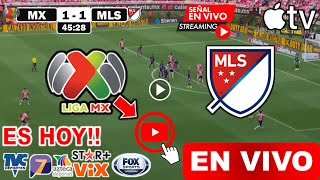 Liga MX vs MLS AllStars en vivo donde ver a que hora juega Partido AllStar Estrellas 2024 hoy [upl. by Thorn]