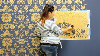 The Complete Beginner’s Guide to Wall Stenciling [upl. by Garvin971]