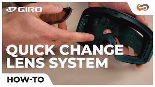 How to Use the Giro Quick Change Lens System  SportRx [upl. by Reggi]