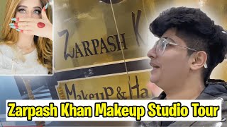 Zarpash Khan Makeup Studio Full Tour  mdvlogs9337 [upl. by Aylad]