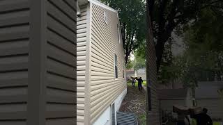 Outside in Minnesota USA doing vinyl siding ￼ [upl. by Ketti]