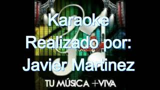 Pancho Barrazas Nuestro Amor Karaoke JMaudio Prueba [upl. by Alak]