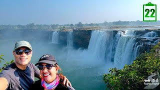 Indias Niagara A Journey to Chitrakote Waterfalls Chattisgarh [upl. by Esorrebma]