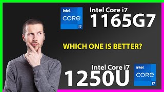 INTEL Core i7 1165G7 vs INTEL Core i7 1250U Technical Comparison [upl. by Adieren644]