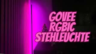 Govee RGBIC LED Stehlampe I Ausgepackt und getestet [upl. by Abad]