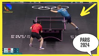 Fan Zhendong vs Truls Moregard  Mens Team Final  China vs Sweden  Paris Olympics 2024 [upl. by Nuahsal]