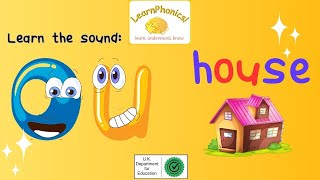 Learn the sound OU Phase 5 phonics for kids [upl. by Ahsat950]