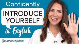 Tell me about yourself Introduce yourself in English with EASE [upl. by Akanke]