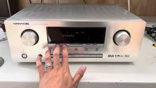 How To Factory Reset Marantz SR4400 AV Surround Receiver [upl. by Sylirama]