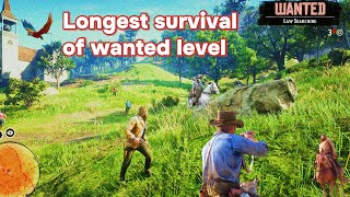 Red Dead Redemption 2 Longest Survival of Wanted Level How I Outlasted the Law  Gamerz Cry [upl. by Chapnick171]