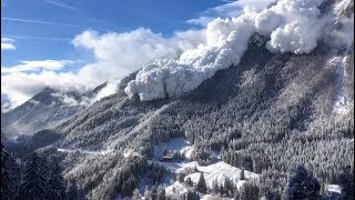 Gigantische SchneeLawine in den Schweizer Alpen Januar 2019 freie Energie [upl. by Loggia547]