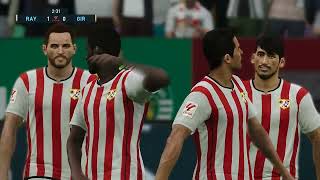 Rayo Vallecano X Girona  La Liga pes 2021 gameplay [upl. by Danita207]