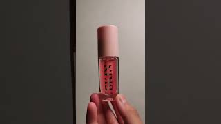 SHEIN LIP OIL HAD NO BUSINESS BEING THIS GOOD Langmanni Lip Oil Strawberry🍓 strawberry lipoil [upl. by Aihcats]