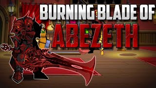 AQW FASTEST WAY TO GET BURNING BLADE OF ABEZETH 2020 NEW [upl. by Bresee519]