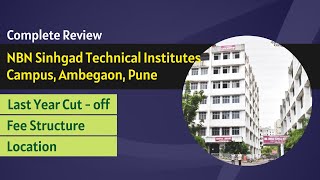 NBN Sinhgad Technical Institutes Campus Pune Review [upl. by Rap]