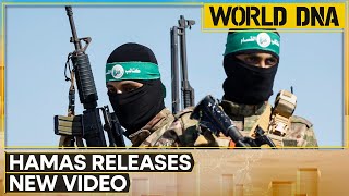 IsraelPalestine war Hamas releases video which shows militants firing mortars  World DNA [upl. by Janik537]