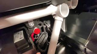 Remove and Replace a BMW R 1250 RS Sport Battery [upl. by Earlene]