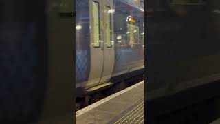 Scotrail class 385 departs Edinburgh with a 2 tone [upl. by Repsihw]