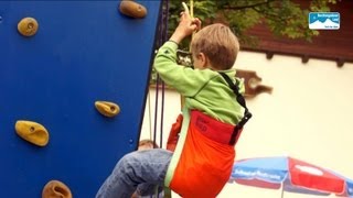 Kinder klettern in Bayern Klettersteigtage am Königssee [upl. by Gaddi]