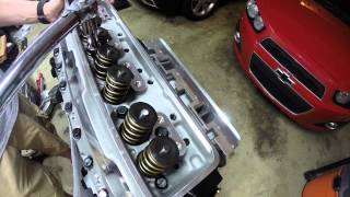 LT1 V8 Engine Cylinder Head Installation Walkthrough [upl. by Margit]