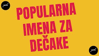 Popularna imena za decake i znacenje EP 01  sparkle [upl. by Mark]