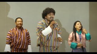 Bhutanese Lyrics  Sikkim mon par cha by Thrinlaay Dorjeey and Friends [upl. by Caressa]