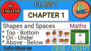 Top  Bottom  On  Under  Above  Below  Class 1 Maths  CBSE  NCERT  In English [upl. by Renner999]