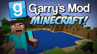 Garrys Mod  MINECRAFT MOD Peaceful Mobs Scary Mobs amp More  Gmod [upl. by Ahsircal]