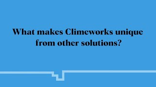 What makes Climeworks unique Lets ask the experts [upl. by Nevear]