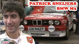 Patrick Snijers on a BMW M3 Mission 1988 Manx International Rally [upl. by Macswan532]